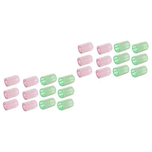Produktbild: FRCOLOR 24 Stk Haarstyling-gerät Lockenstab Lockenwickler Für Auto-haar Jumbo-haarwickler Lockenwickler Für Kurzes Haar Haarcrimper Für Frauen Damen Luft Knallt Einstellen