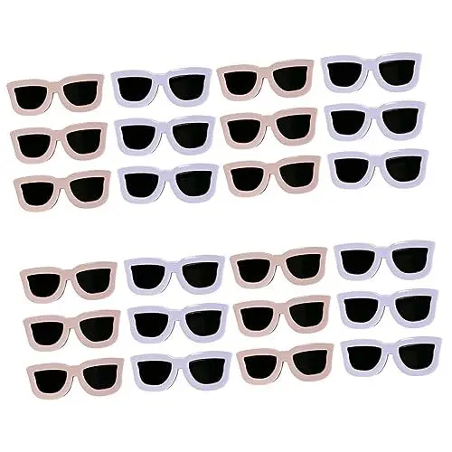 Produktbild: FRCOLOR 4 Sets Lustige Sonnenbrillen Haarnadeln Mädchen Kopfschmuck Kreative Haarspangen Für Mädchen Haarspange Party Zubehör Material 6 Stück * 4