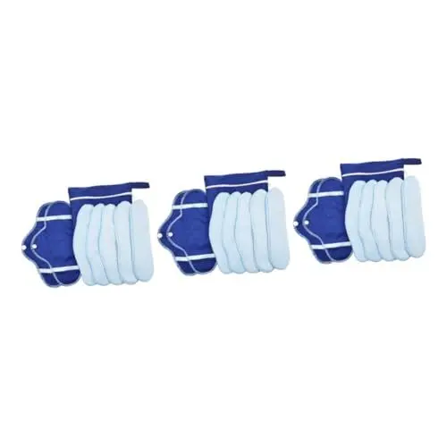 Produktbild: FRCOLOR 24stücke Teiliges Waschbare Wiederverwendbare Menstruationspads Atmungsaktive Weiche Stoffeinlagen Für Menstruation Und Wochenbett Tragbar Und Faltbar Mit Aufbewahrungstasche