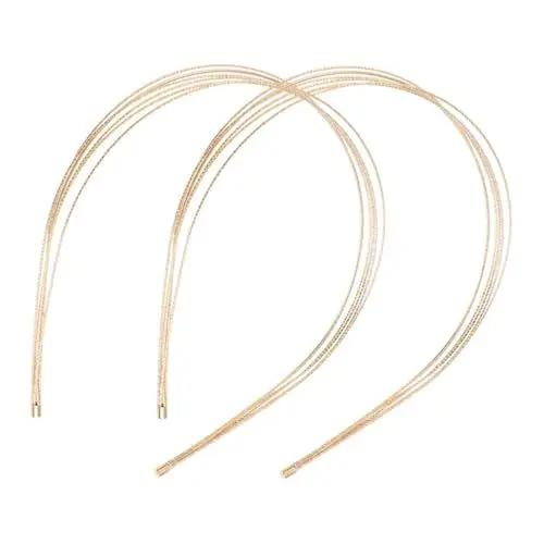 Produktbild: FRCOLOR Damen-kopfbedeckungen Mehrschichtiges Haar-accessoire Goldene Mädchen-stirnbänder Für Die Hochzeit