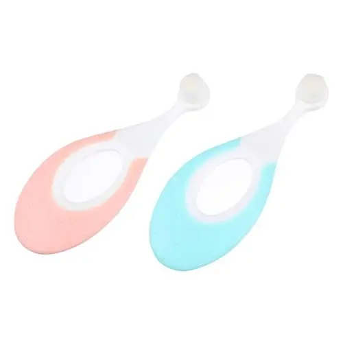 Produktbild: FRCOLOR 2St Kinderzahnbürste Babyzahnbürste Werkzeug für die Mundpflege weiche Bürste für die Zähne zahnbürste babyteeth kinder zahnbürste Säuglingszahnbürste Zahnbürste pp