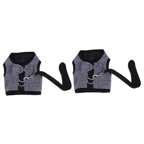 Produktbild: FRCOLOR 2 Stücke Haustier Weste Geschirre Atmungsaktive Traktion Strap Leine Weste Für Hunde Und Welpen
