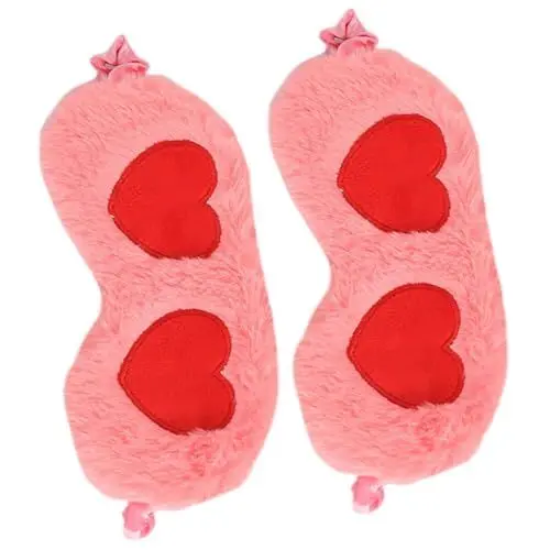 Produktbild: FRCOLOR 2St Schlafmaske sleep aid einschlafhilfen augenmasken augenklappe under eye patches Nickerchenmaske Entspannungsmaske eyepatch eye mask Abdeckung Nacht Augenschutz Herz