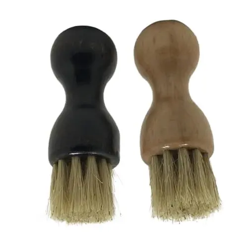 Produktbild: FRCOLOR Schuhreinigungsbürsten-Set 2-teilig Holzborstenbürste Multifunktional für Den Haushalt Tragbar Leicht Zum Reinigen Von Schuhen und Stiefeln