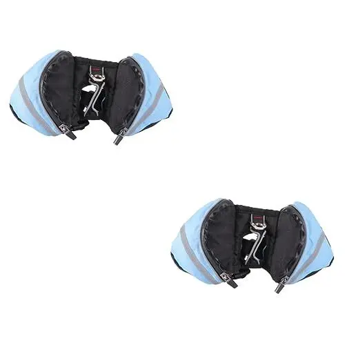 Produktbild: FRCOLOR 2St Wanderrucksack Haustiergeschirr für mittelgroße Hunde Rucksack für Hunde Dog Backpack Welpengeschirr Hunderucksack Hund satteltasche Hundetasche mittlerer Hund Gurt