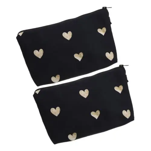 Produktbild: FRCOLOR Elegante Kulturtasche – 2 Make-up-Taschen Für Die Handtasche Modisches Reißverschluss-Design