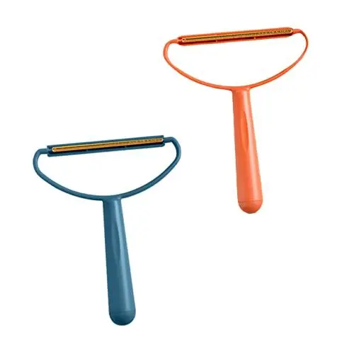Produktbild: FRCOLOR Haarentfernungswerkzeug 2st Schaber Werkzeug Reisezahnbürste Orangenreiniger Kopf Aus Kupfer Lipgloss Haar Haushaltsreinigungsgeräte