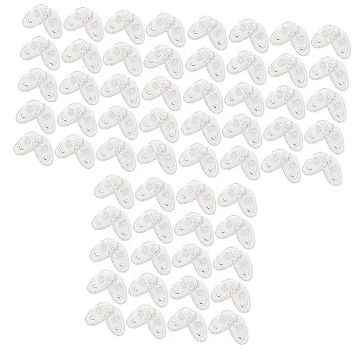 Produktbild: FRCOLOR 3 Sätze Brillen Nasenpads Brillen-nasenpolster Rutschfeste Nasenpads Nasenbügel Für Brillen Brillen-nasensteg Sonnenbrille Nasenstab Nasenpflaster Weiß Kieselgel 50 Stück * 3