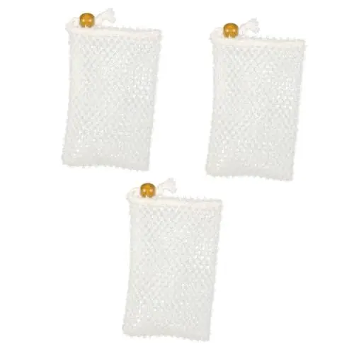 Produktbild: FRCOLOR 3stücke Langlebiger Seifenbeutel Netzmaterial Für Dusche Exfolierender Seifenhalter Zufälliger Farbe Geeignet Für Und Für Handgemachte Und Kosmetische Seifen