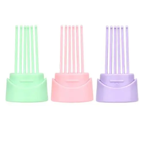 Produktbild: FRCOLOR 3 Stück Kammreiniger Mini Haarbürstenentferner Haarbürstenreiniger Werkzeug Mit Kunststoffdrahtrechen Für Gründliche Kammreinigung Und Haarentfernung Zu Hause Oder Im Salon
