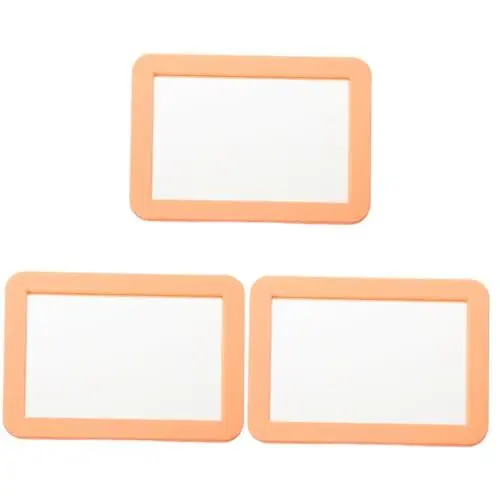 Produktbild: FRCOLOR 3st Magnetischer Schminkspiegel Schrankspiegel Magnetisch Schlafzimmer-spindspiegel Ankleidespiegel Magnetischer Spiegel Schließfachspiegel Magnetisch Orange Glas