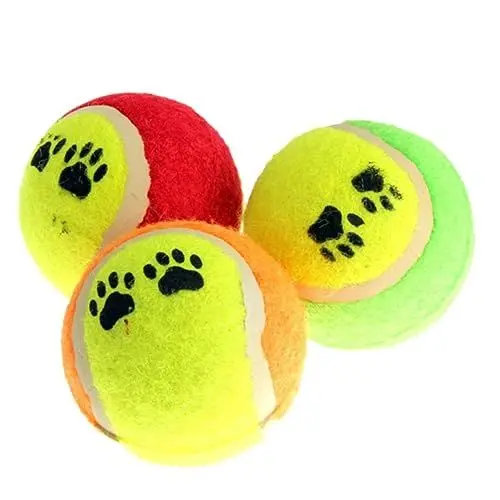 Produktbild: FRCOLOR 3st Spielzeuge Kauspielzeug Spielzeug Mit Tennisbällen Spielzeugbälle Für Katzen Haustier Katzenspielzeug