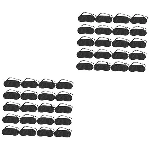 Produktbild: FRCOLOR 40 Stk Einweg-augenmaske Augenschutz Zum Schlafen Gummiband Augenbinde Augenmasken Für Kinder Reise-schlafmaske Augenklappe Augenschatten Schlafen 3d Polyester Augen Bedecken Patch