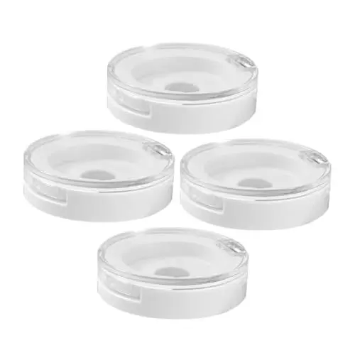 Produktbild: FRCOLOR 4stücke Leere Lidschattenbox Nachfüllbare Lidschatten-palette Kleine Lidschattenpan Make-up Container Rougebehälter