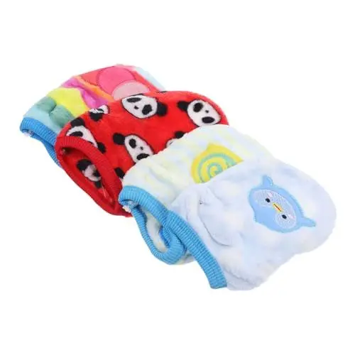 Produktbild: FRCOLOR 4 Stück Haustierweste Hundepyjama großer Hund Flanelljacke Schlafanzug für Männer Flanellhemd Winter-Hundeweste Herbst hundeweste Herbst und Winter Haustierzubehör mittlerer Hund