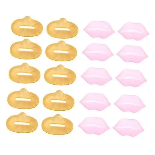 Produktbild: FRCOLOR 60 Stk Peeling-Lippenmaske lip mask lipmask lip care natürliche Gesichtsmaske Collagen-Gesichtsmaske Gel-Lippenmaske Maske zur Pflege der Lippen schlafen Werkzeug Kollagenmaterial