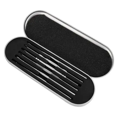 Produktbild: FRCOLOR 6St Ohr ausschlag ohrschmalzentferner ear care the ear cleaner Pinzette für Ohrstöpsel Spiralohrreiniger gehörschutzstöpsel ohrenreiniger Werkzeuge für Ohrreiniger Edelstahl 410