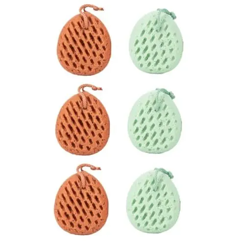 Produktbild: FRCOLOR 6 Stk Schwämme zum Peeling Rückenschrubber für die Dusche Schwämme zum Reinigen Badeschwämme zum Duschen Badetuch Badezimmerzubehör Körper Schwamm Wäscher Baby