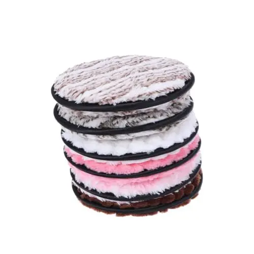 Produktbild: FRCOLOR 6st Make-up-entferner-pads Für Das Gesicht Haartuch Make-up-entferner-tuch Augen Make-up Entferner Puderquaste Schminken Make-up-puderquaste Die Faulen Waschbar