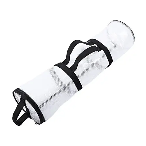 Produktbild: FRCOLOR Weihnachts Geschenkpapier Aufbewahrungstasche Mit Tragegriff Robuste Und Praktische Organizer-lösung Für Weihnachtsgeschenke Und Geschenkverpackungen Transparent