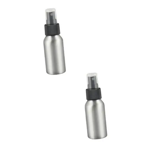 Produktbild: FRCOLOR Gesicht 2st Reiseparfüm Sprühflaschen Mit Feinem Nebel Reisebehälter Für Toilettenartikel Reiseflaschen Für Toilettenartikel Sprühflasche Aus Metall Reisen Kleiner Behälter Haar