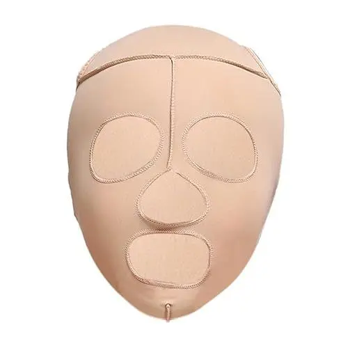 Produktbild: FRCOLOR Gesichts-schlankheits-maske Elastisch Hautfarbe V-face Shaper Lift-up Kinn Schlankes Gesicht Design Waschbar Für Reisen Mit Gürtelriemen