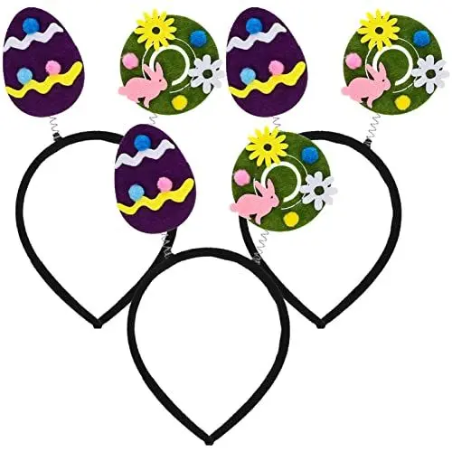 Produktbild: FRCOLOR Haarschmuck Für Kinder Hasenohren Stirnband 3pcs Klassische Osterthema Hair Band Mädchen Osterparty Cosplay Kopfwege Roman Osterei Hairband Festival-Haarband Make-up-Stirnbänder