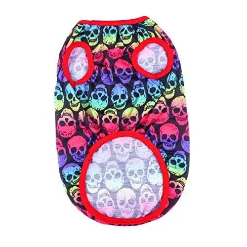 Produktbild: FRCOLOR Haustier Hund Pullover Haustier Pullover Kleidung schädelmuster Katze-Halloween-Outfit Halloween kostü Halloween Costume Welpe Kleider Halloween-Haustierpullover