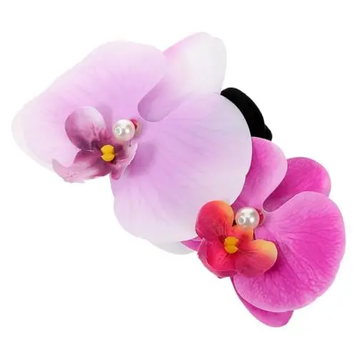 Produktbild: FRCOLOR Kleine Blumen Haarspange mit Perlen Haarschmuck für Damen Verstellbarer Haarklauenclip für Dickes und Dünnes Haar Haaraccessoire für Hochzeiten und Besondere Anlässe