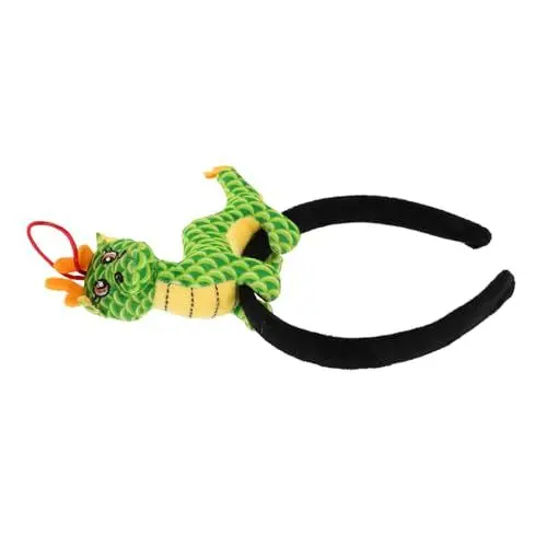 Produktbild: FRCOLOR Jahr Des Drachen Stirnband Haarband Stirnbänder Neujahr Partyzubehör Neujahr Haarband Für Erwachsene Party Haarband Party Kopfschmuck Party Kopfschmuck Neujahr Kopfschmuck Stoff