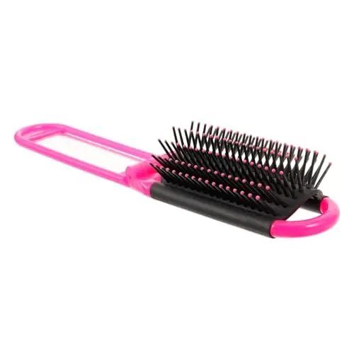 Produktbild: FRCOLOR Klappkamm Taschenhaarbürste Massagebürste hairbrush haarbürsten tragbare Haarbürste Haare für Frauen Haarkamm für Frauen kleines Mädchen Pflegebürste Kopfhautkamm Spiegelkamm Damen