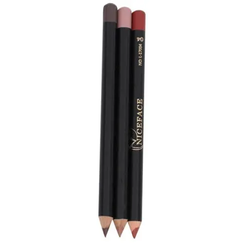 Produktbild: FRCOLOR Lippenstiftstift 3St Lippenstift feiner Lipliner Lipliner-Stift wasserfester Lipliner lippenkonturenstift lip liner lipleiner lippenliner lipliners lippliners wasserdicht Hölzern
