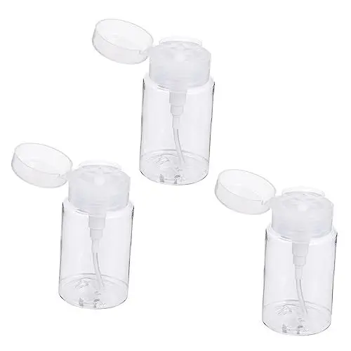 Produktbild: FRCOLOR 3stücke Sprühflasche Lotionflasche Flasche Flüssigkeitsflasche Manikürezubehör Tragbar Mit Druckpumpfunktion Zur Einfachen Handhabung Sicheren Aufbewahren Von