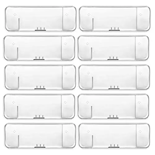 Produktbild: FRCOLOR Rasiererbehälter Trockenrasierer Damen Schutzhülle Grill Transparente Reiseetuis Für Rasierer 10er-pack Wiederverwendbare Rasiereretuis Für Rasierer Für Schutzhülle Grill Kunststoffbehälter