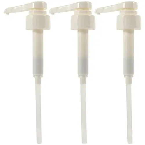 Produktbild: FRCOLOR Universelle Dosierpumpe Gallonenpumpenspender 3 Stück Shampooflasche Pumpe Conditioner Behälter Pumpenkrug Spender Pumpendeckel Top Ersatz Für Lotion Flüssigseife Sirup Getränk