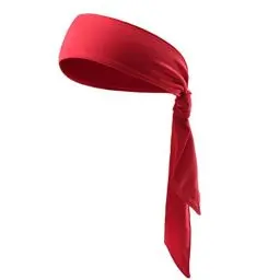 Produktbild: Frcolor Kopf Krawatte Sport Stirnband Krawatte Stirnband für Frauen und Männer Schweißband Kopf Krawatten Ideal für Laufen Arbeiten Tennis Karate Leichtathletik (rot)