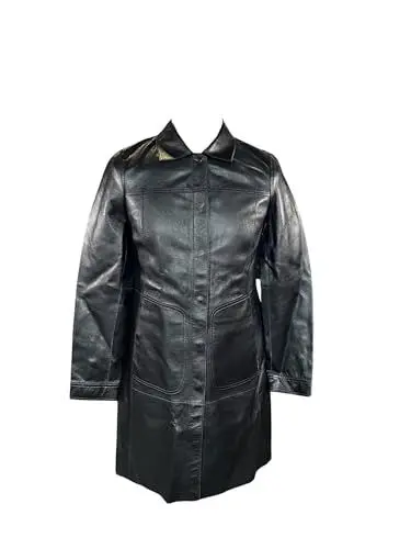 Produktbild: Freaky Nation Damen Gesa-FN Ledermantel, Black, S
