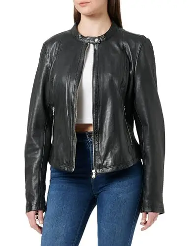 Produktbild: Freaky Nation Damen Maily-FN Lederjacke, Black, L