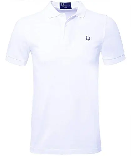 Produktbild: Fred Perry Herren Poloshirt Slim Fit M6000 Weiss (10) M