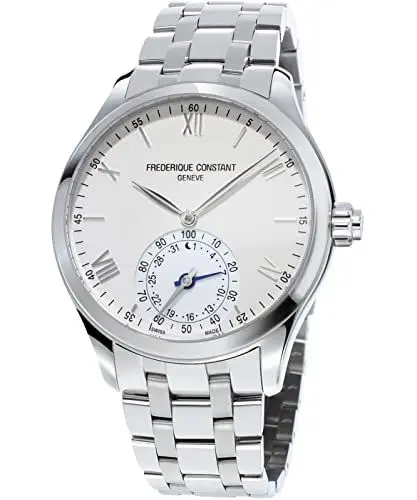 Produktbild: Frederique Constant Unisex Analog Swiss Quartz Uhr mit Edelstahl Armband FC-285S5B6B