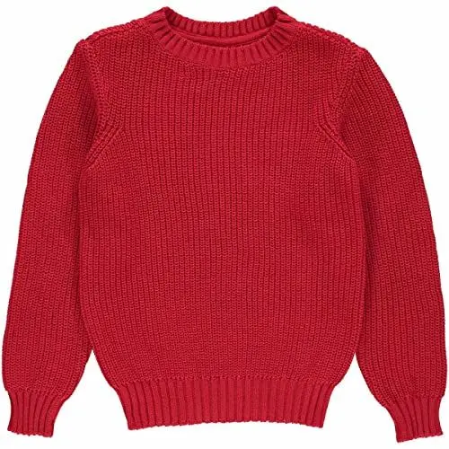 Produktbild: Fred's World by Green Cotton Jungen Knit Chunky Pullover Sweater, Lollipop, 140 EU