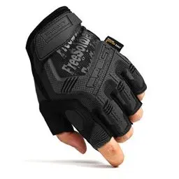 Produktbild: FREE SOLDIER Outdoor Handschuhe Vollfinger Taktische Handschuhe Herren Motorradhandschuhe mit gepolstertem für Fahrrad Airsoft Militär Paintball und andere Outdoor Aktivitäten(Schwarz, XL)