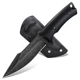 Produktbild: Freelander Outdoor Messer Survival, Jagdmesser Scharf Full Tang Outdoor Messer Feststehend mit Kydex, Camping Messer für Outdoor, Bushcraft, Wandern, Geschenke für Männer