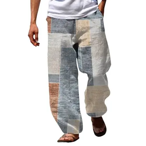 Produktbild: Freizeit Trainingshose Damen Jogginghose Herre Arbeitshose Weiss Herren Freizeitmode Herren senioren Bekleidung Baggy Jogginghose Herren Jogginghose Jungen leichte Sommer Freizeithose Herren