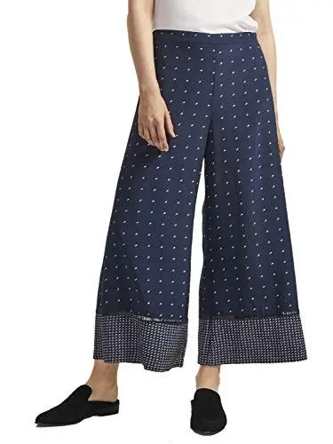 Produktbild: French Connection Damen Catalina Hose, Blau (Indigo/Classic Cream 42), (Herstellergröße: -16-)