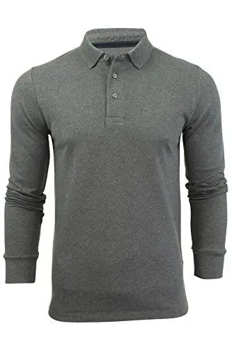 Produktbild: French Connection Herren 56SZP Langarmshirt, Grau (Charcoal Mel/Marine 3), 44 (Herstellergröße: XXL)