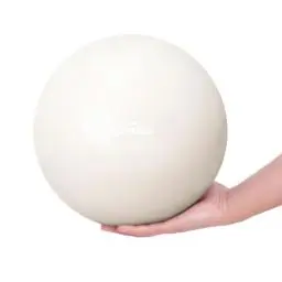 Produktbild: Fresion 25 cm Gymnastikball, Fitnessball, Pilates-Ball – Anti-Burst Yoga-Ball, Swiss Ball Büro, Gymnastikball, Schwangerschaftsball, Mini-Sportbälle, Reeducation Kino (weiß)