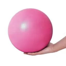 Produktbild: Fresion Gymnastikball Yoga Pilates Ball Kleine Übung Ball, 25cm Dicker Anti-Burst Gymnastikball,Softball,Weich Pilates Ball, Fitness Ball für Yoga,Heim, Büro,Sitzball, Rosa