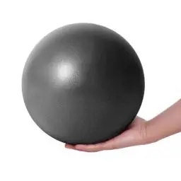 Produktbild: Fresion Gymnastikball Yoga Pilates Ball Kleine Übung Ball, 25cm Dicker Anti-Burst Gymnastikball, Weich Pilates Ball, Fitness Ball für Yoga,Heim, Büro,Sitzball, Schwarz