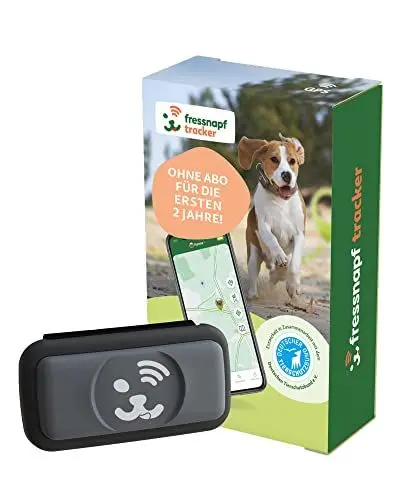 Produktbild: Fressnapf GPS Tracker Für Hunde | 1. Generation | Ohne ABO | Ortung Ohne Entfernungsbegrenzung | Aktivitätstracking | Gesundheitsfunktion | Hundefreundliches Design